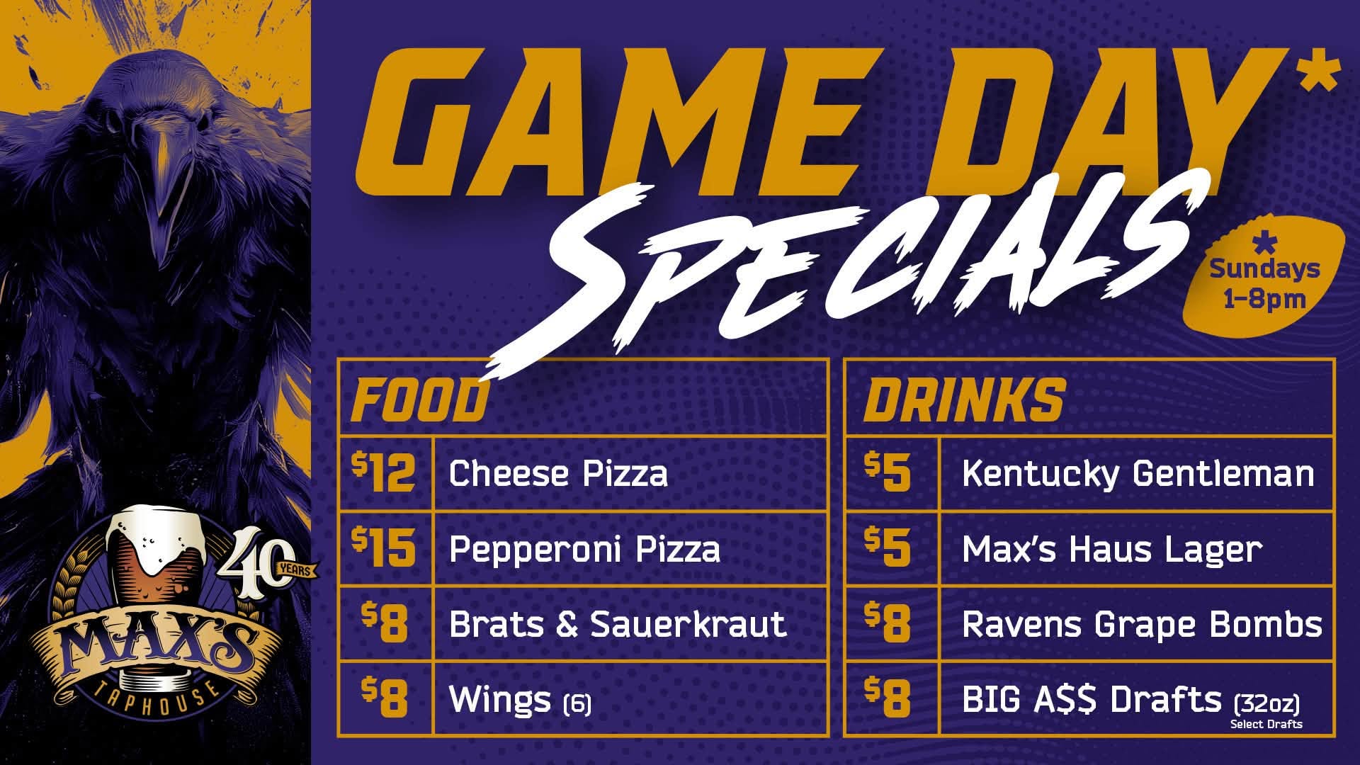 Baltimore-Ravens-Purple-Fridays-Game-Day-Specials-Maxs